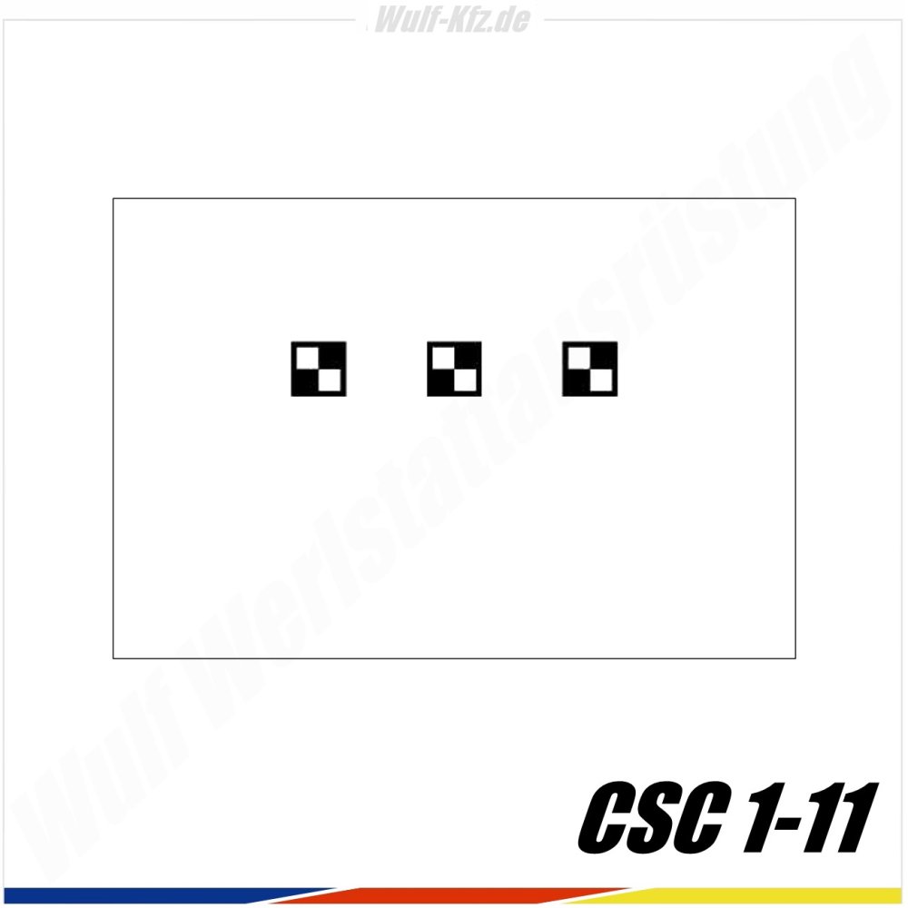 Hella Gutmann CSC-Tool Kalibriertafel Toyota, Lexus, Peugeot, Citroen & Suzuki CSC 1-11